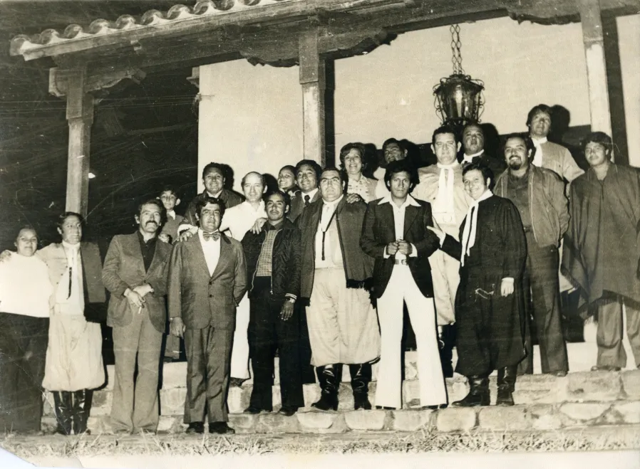 Folk musicians at a Salta peña