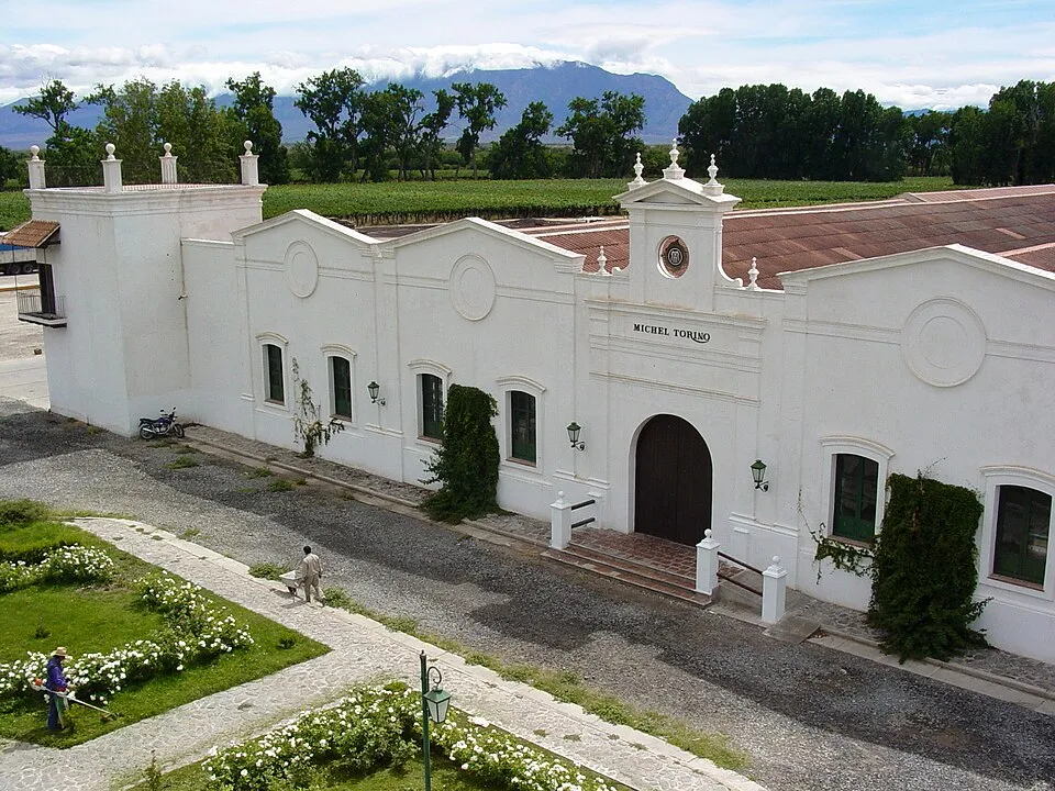 The colonial winery estate at Cafayate