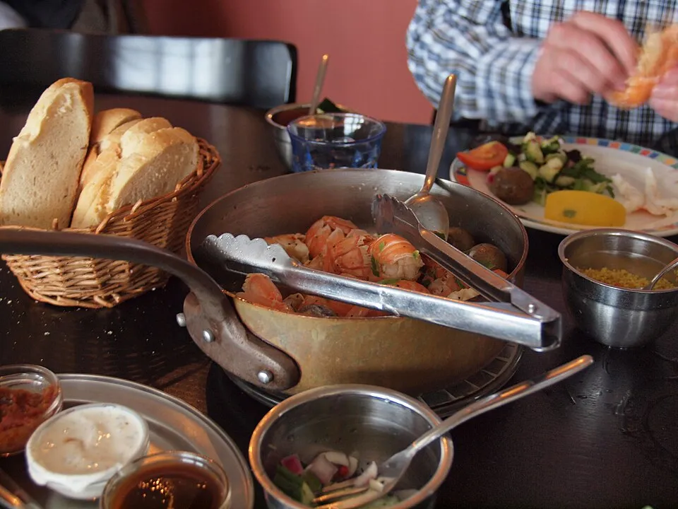 Langoustine dish served in Stokkseyri