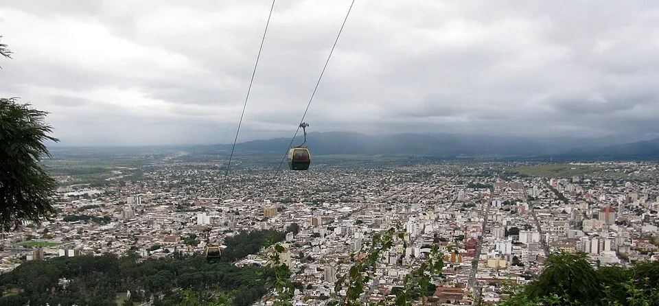 Salta city from Cerro San Bernardo