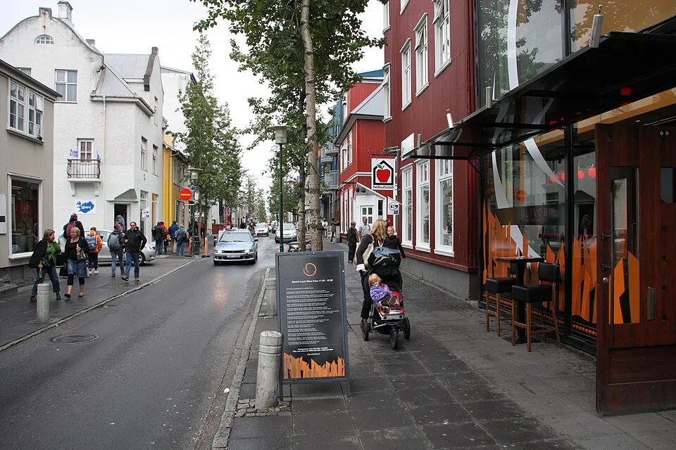 Laugavegur shopping street, Reykjavík