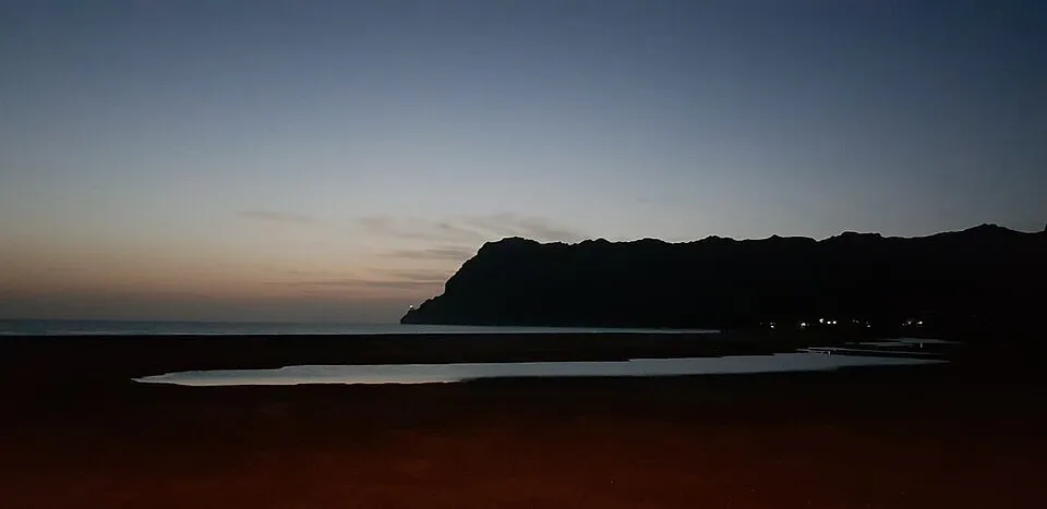 Sunset at Praia de São Pedro
