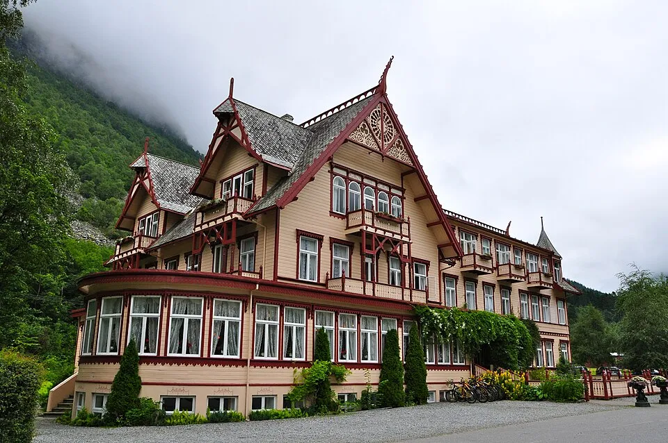 Hotel Union Øye on the Norangsfjord