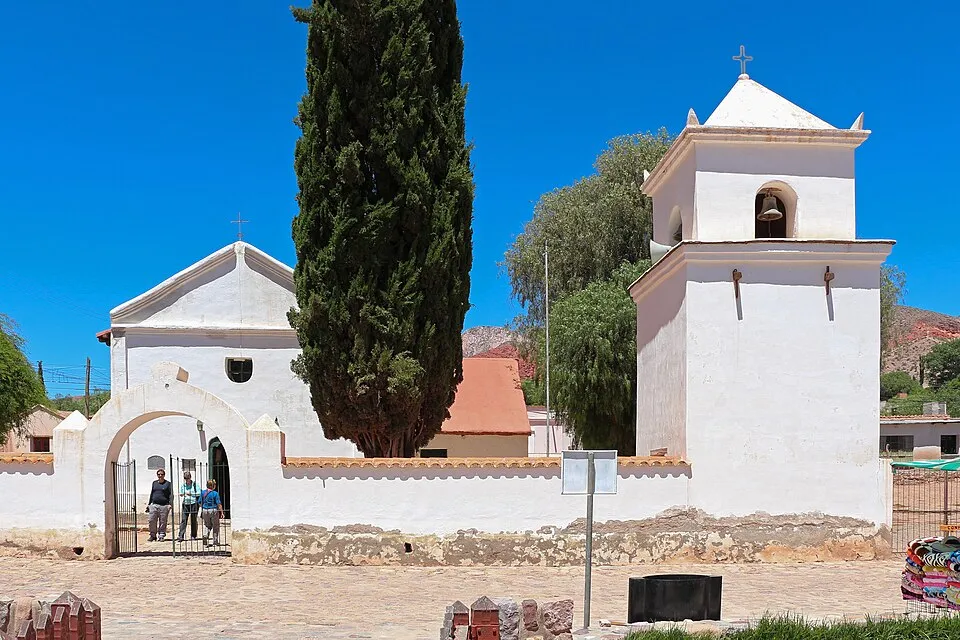 The adobe church at Uquía